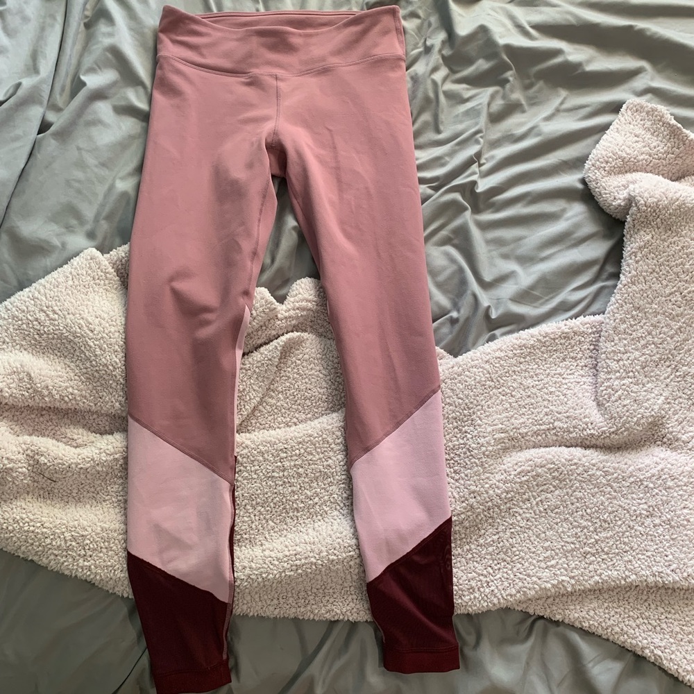 Fabletics pink mesh leggings